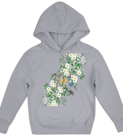 new year rose Kids Hoodie