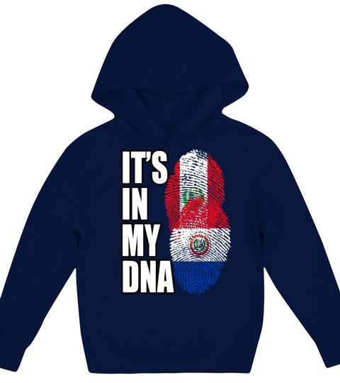 Paraguayan And Peruvian Mix Heritage DNA Flag Kids Hoodie