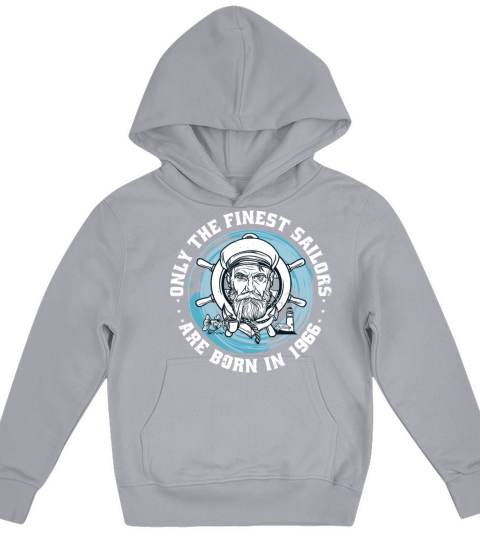 Sailors Sailboats Vintage 1966 Birthday fun Kids Hoodie