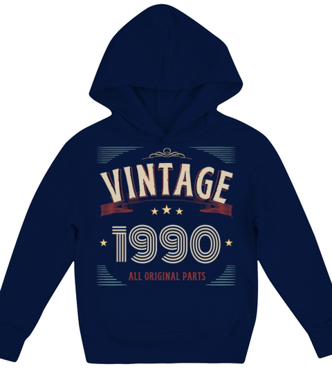 VINTAGE 1990 ALL ORIGINAL PARTS Kids Hoodie
