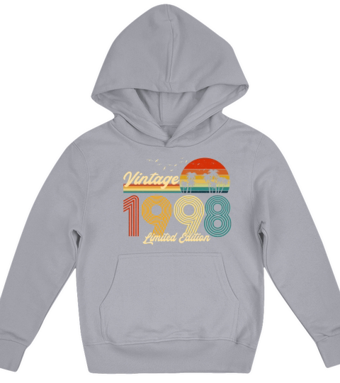 Vintage 1998 Limited Edition Gift for Birthday Kids Hoodie