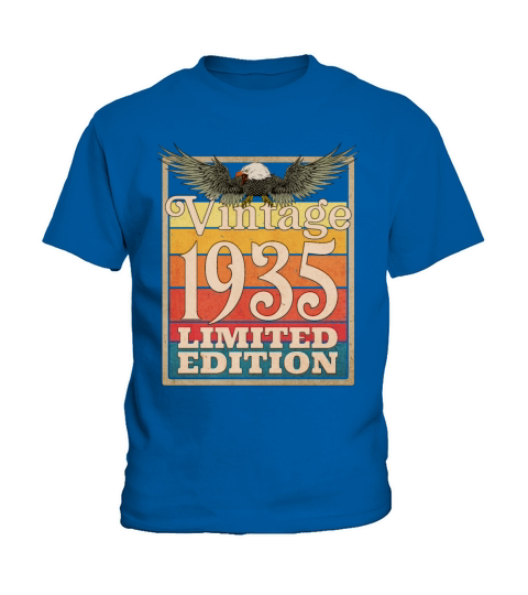 1935 Vintage Retro American Eagle Limited Edition Kids T-Shirt