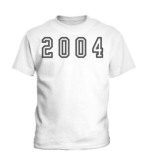 2004 Year Number Kids T-Shirt
