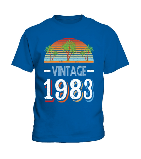 40th birthday born in 1983 vintage 1983 Kids T-Shirt