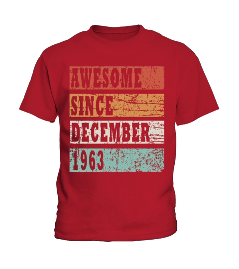 Birth Month December 1963 Vintage Kids T-Shirt