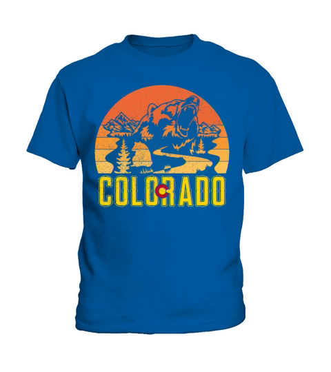 Colorado Wildlife Bear Adventure Mountains Nature Kids T-Shirt