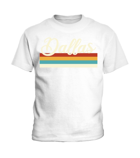 Dallas - Texas - Retro - Vintage - United States Kids T-Shirt