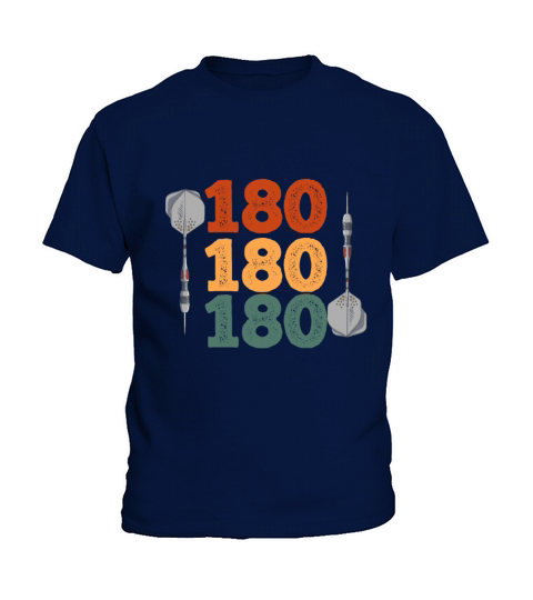 Darts Vintage 180 Scoring Hobby Dart Player Kids T-Shirt