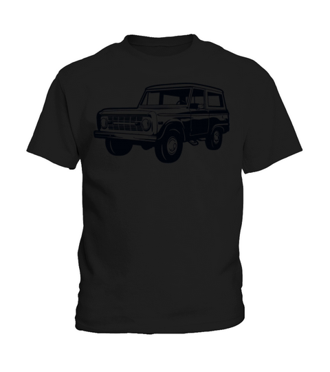 ford bronco drawing vintage Kids T-Shirt