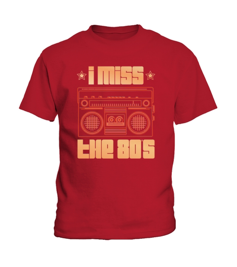I Miss The 80s Eighties Decade 1980 Vintage 80s Kids T-Shirt