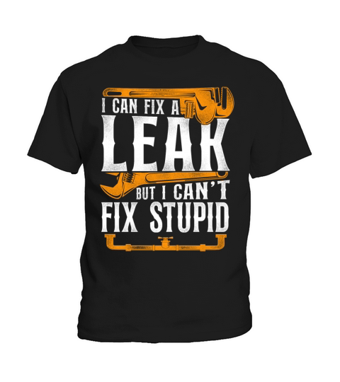 Plumbing Plumber Vintage I Can Fix Kids T-Shirt
