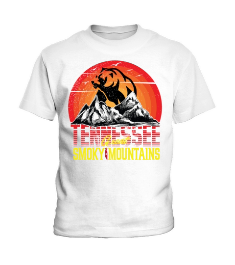 Tennessee Great Smoky Mountains Camping Trip Kids T-Shirt