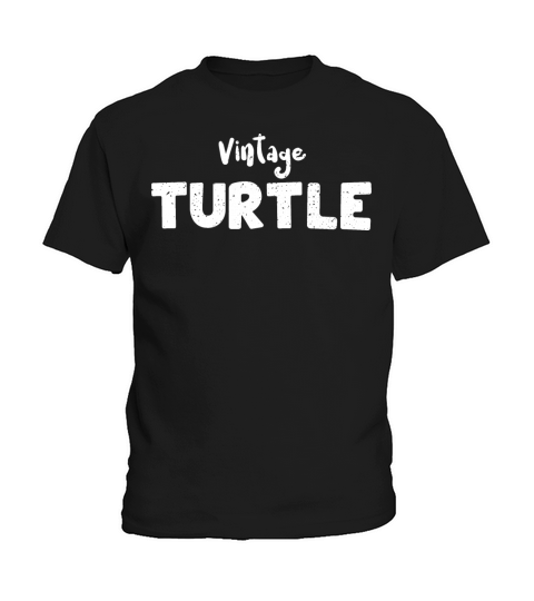 Vintage Turtle - Coral Kids T-Shirt