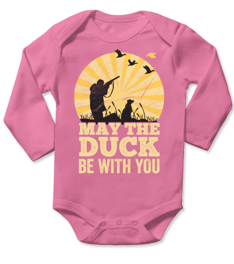 Duck Hunters Quote Waterfowl Hunting Season Long Sleeve Baby One-Piece