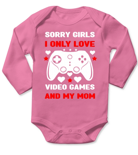 Funny Valentine Day Quote For Gamers Long Sleeve Baby One-Piece