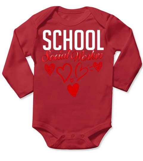 School Social Worker Quotes Appreciation Office Long Sleeve Baby One-Piece