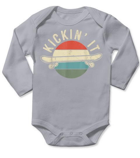 Skateboard Skateboarding Skateboarder Vintage T S Long Sleeve Baby One-Piece