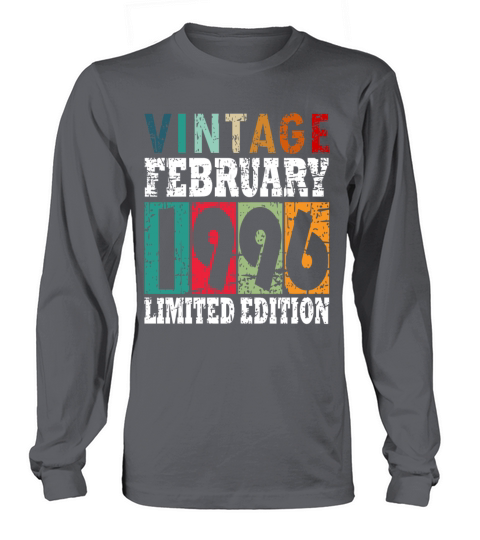 1996 February vintage Long sleeved Unisex