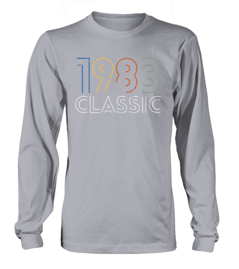 40 Years Vintage 1983 Retro 40th Birthday Long sleeved Unisex
