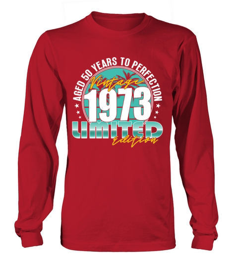 50th birthday vintage 1973 50 years Long sleeved Unisex
