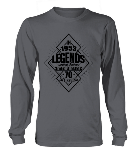 70th birthday 1953 year of birth vintage Long sleeved Unisex