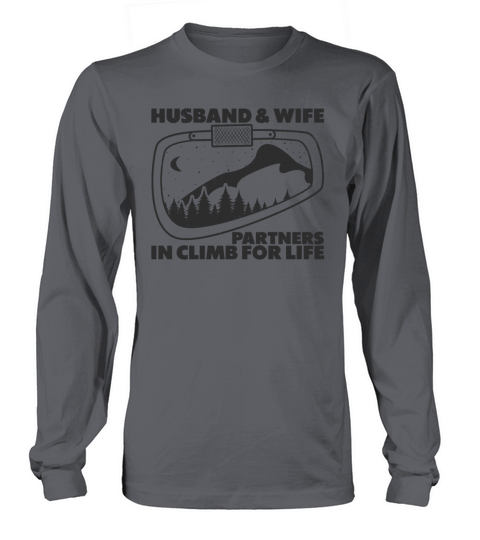 Couple Rock Climbing Husband Wife Hiking Outdoor Long sleeved Unisex