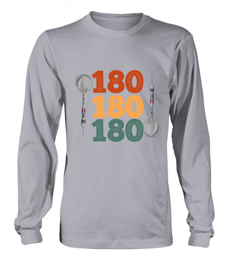 Darts Vintage 180 Scoring Hobby Dart Player Long sleeved Unisex
