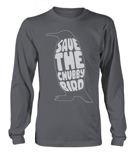 Save The Chubby Bird - Vintage Penguin Long sleeved Unisex