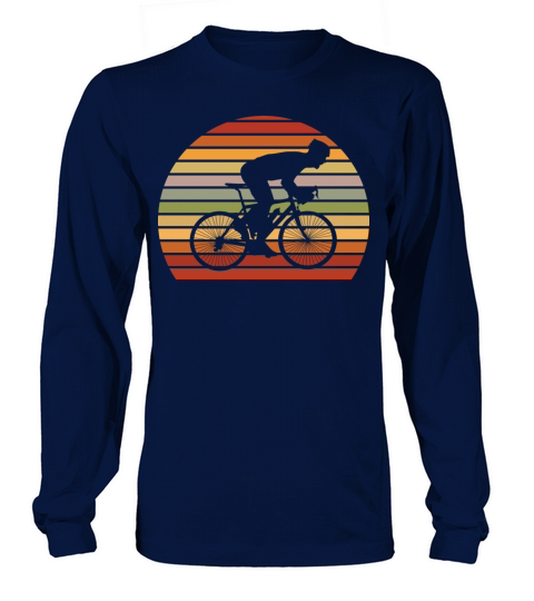Vintage Bicycle Mountain Bike Bicycling Cyclist Long sleeved Unisex