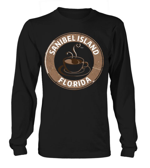 vintage sanibel island florida coffee Long sleeved Unisex