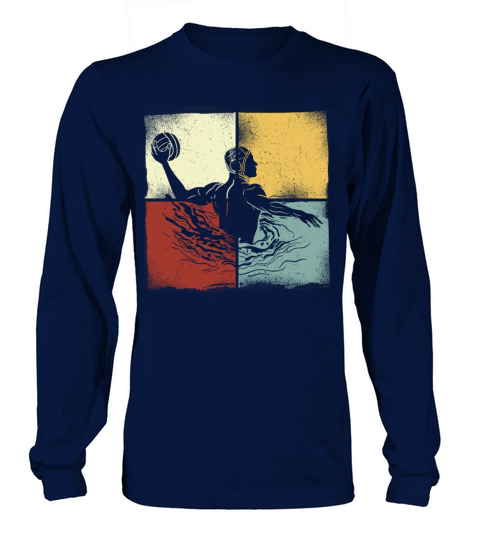 Water Polo Retro Vintage Water Long sleeved Unisex