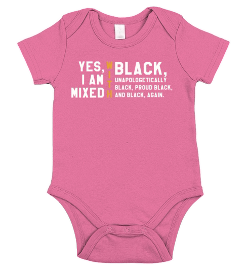 Black Unapologetic Pride Black History Month Short Sleeve Baby One-Piece