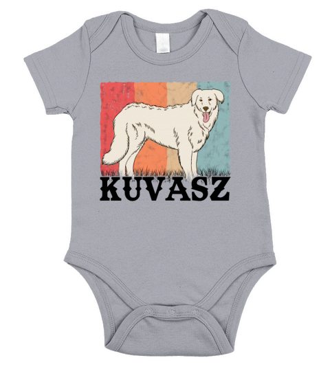 Kuvasz Retro Owner Vintage Short Sleeve Baby One-Piece
