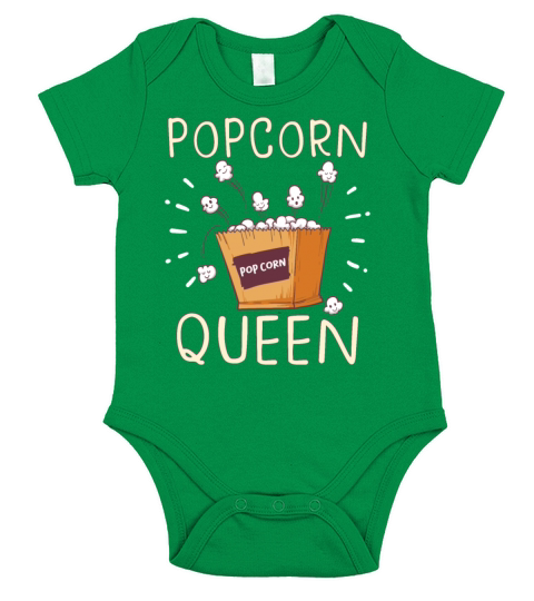 Movie Watching Cinema Popcorn Binge Watching Short Sleeve Baby One-Piece