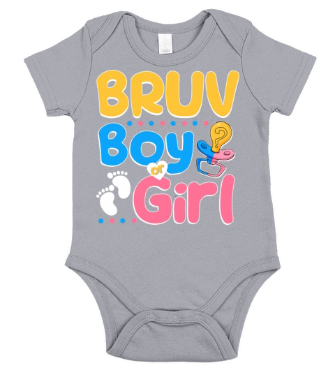 Pink or Blue Bruv Loves You Best Brother Ever Big Short Sleeve Baby One-Piece