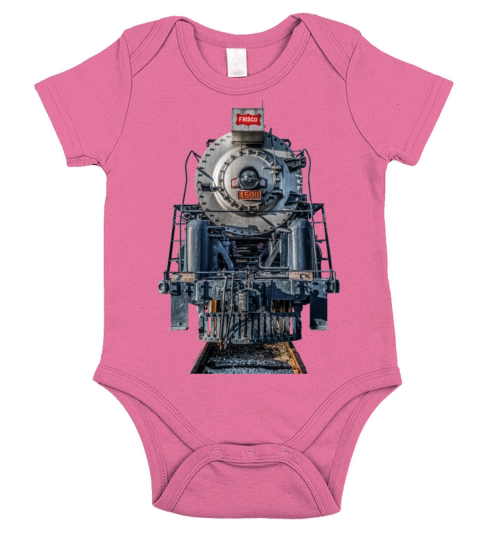 Railroad Loco Frisco Color Short Sleeve Baby One-Piece