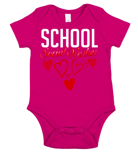 School Social Worker Quotes Appreciation Office Short Sleeve Baby One-Piece