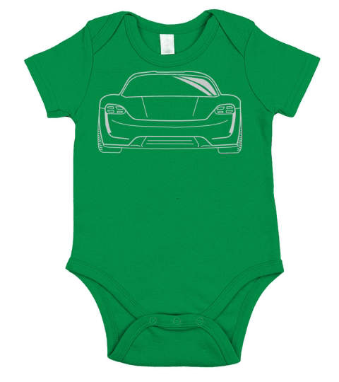 Taycan sportscar Short Sleeve Baby One-Piece