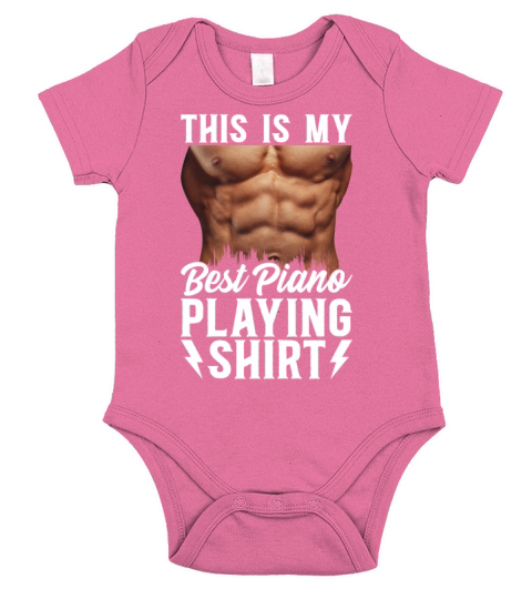 This Is My Best Piano Playing Shirt - Sexy Piano P Short Sleeve Baby One-Piece
