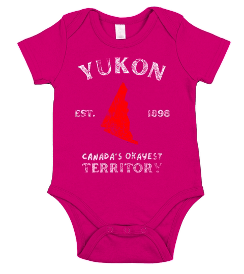 Yukon Canadas Okayest Territory Short Sleeve Baby One-Piece
