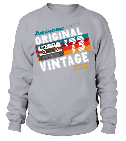 1973 Vintage Birthday Vintage Gift Retro Sweatshirt Unisex