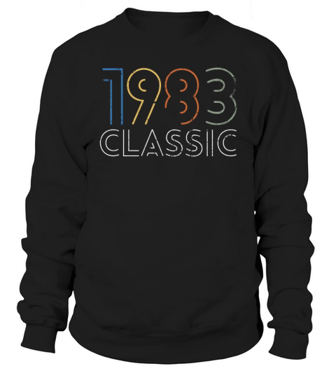 40 Years Vintage 1983 Retro 40th Birthday Sweatshirt Unisex