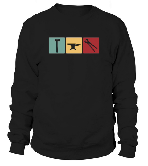 Blacksmith Tools Retro Vintage Sweatshirt Unisex