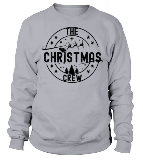 Funny Christmas Tree Crew Grunge Matching Pajama Sweatshirt Unisex