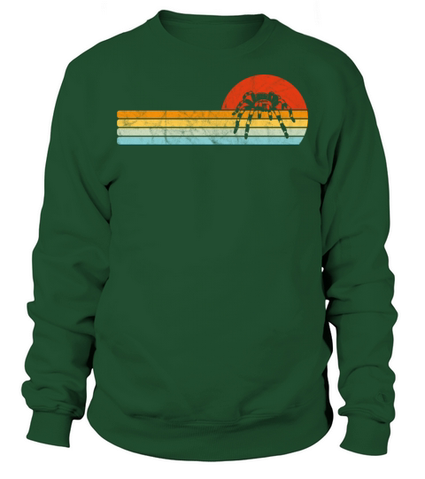 Tarantula Vintage Sunset Retro Cute Womens Tarant Sweatshirt Unisex
