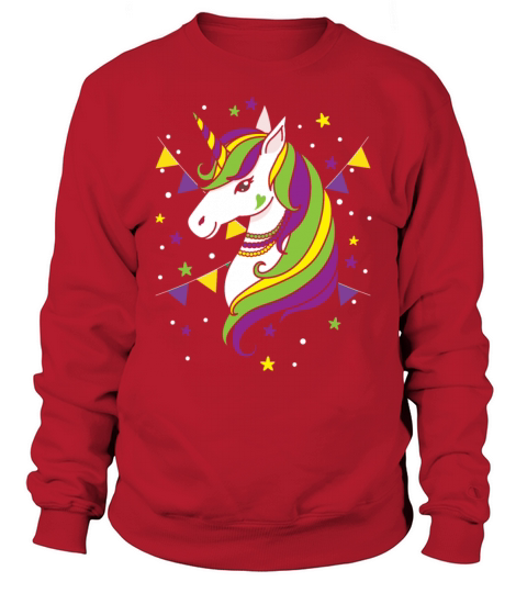 Unicorn Lover Mardi Gras New Orleans Louisiana Sweatshirt Unisex