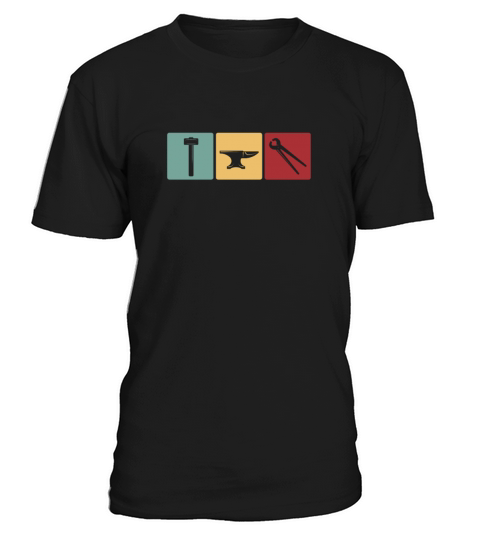Blacksmith Tools Retro Vintage T-Shirt Unisex