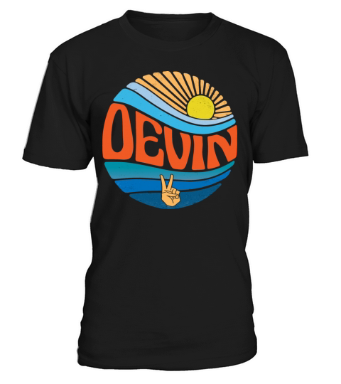 Devin Shirt Vintage Sunset Devin Groovy Tie Dye T-Shirt Unisex
