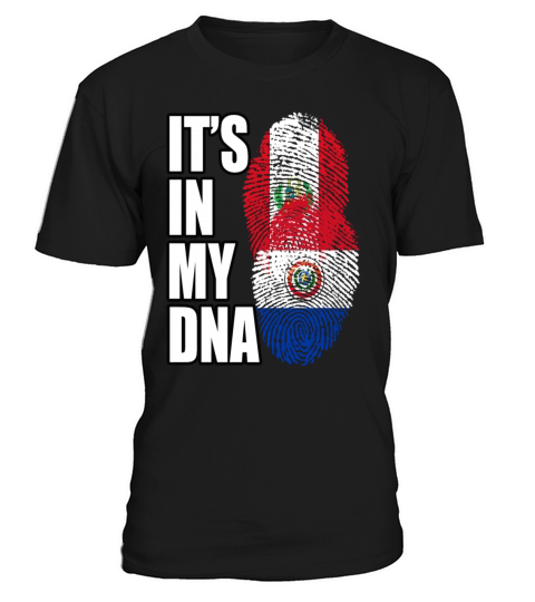 Paraguayan And Peruvian Mix Heritage DNA Flag T-Shirt Unisex