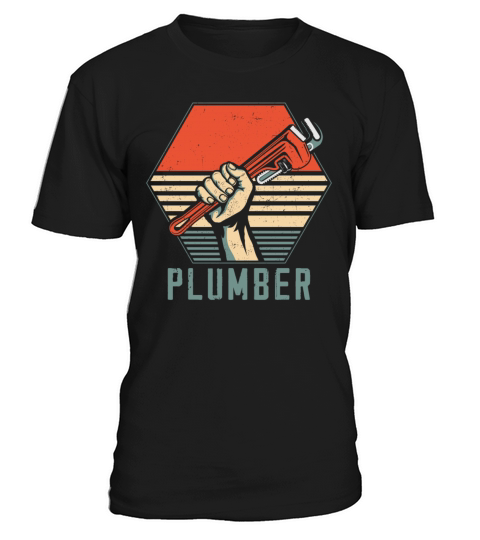 Plumbing Plumber Retro Vintage T-Shirt Unisex